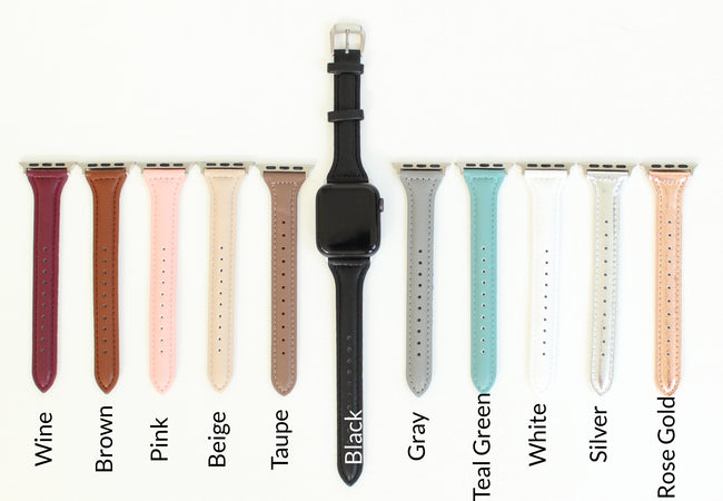 Apple Watch Slim Leather Bands