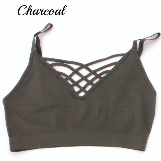 Padded Strappy Bralettes | Plus Size