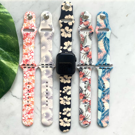 Tie Dye and Printed Slim Apple Watch Bands