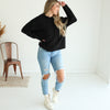 Sweater Hooded Top