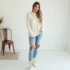 Sweater Hooded Top