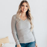 Thermal V Neck Top