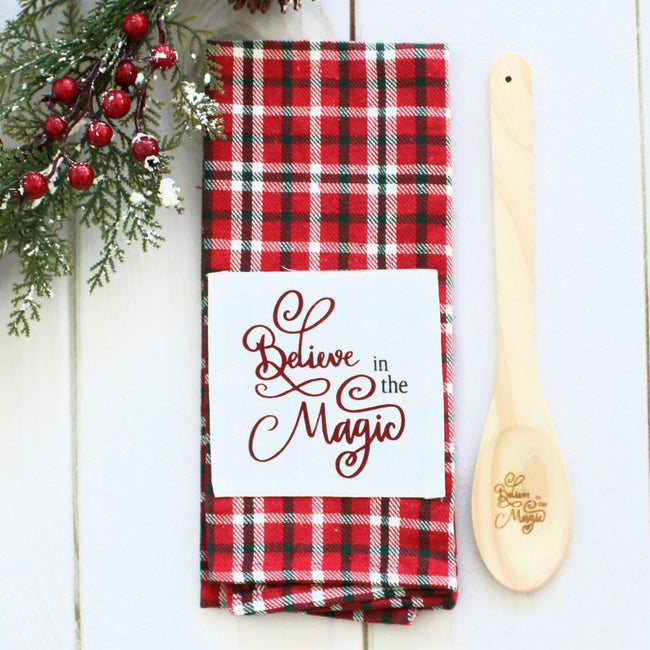 Neighbor Gift Kitchen Towel + Spoon Set