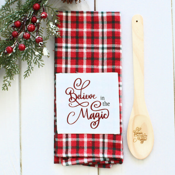 Neighbor Gift Kitchen Towel + Spoon Set