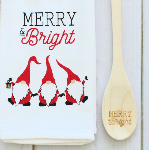 Neighbor Gift Kitchen Towel + Spoon Set